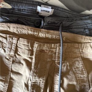 Garage & American Eagle Drawstring Cargo pants
